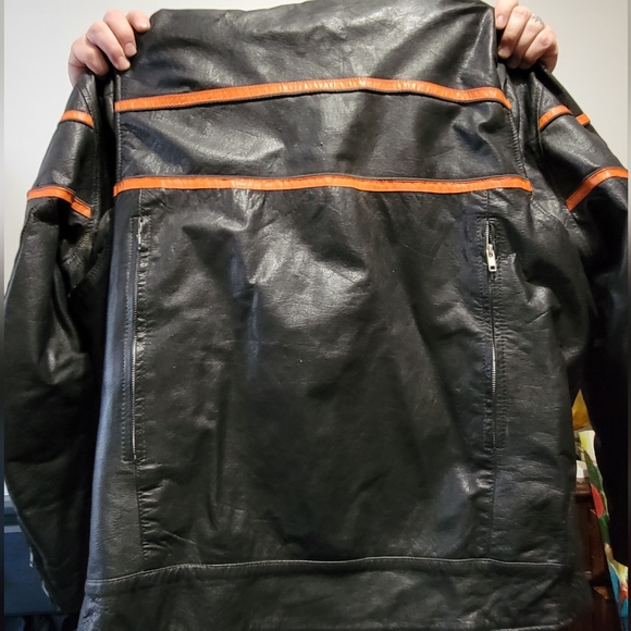 Ladies Leather Motorcycle Jacket - Picture 2 of 5